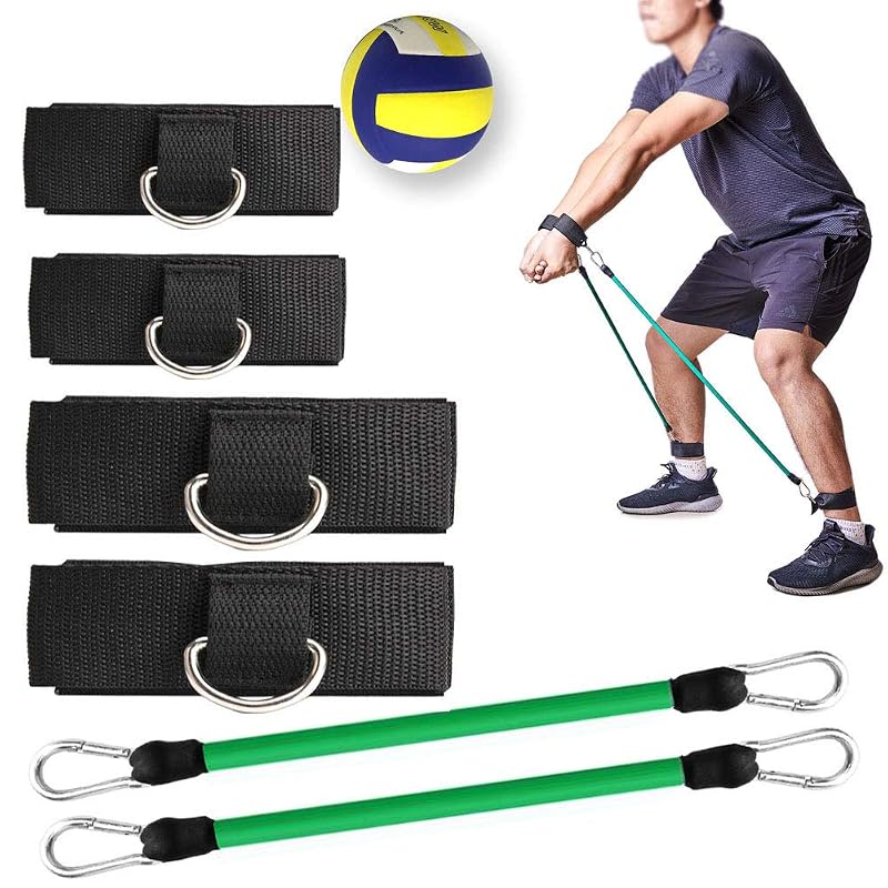 Volleyball Passing Trainer Resistance Band Set for Agility & Serving Practice