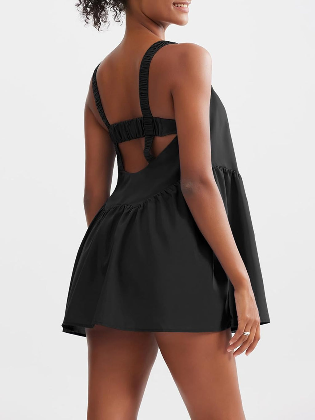 Sexyasasii Tennis Dress for Women - Built-In Shorts & Bra, Casual Backless Design with Pockets | Athletic Golf Dress