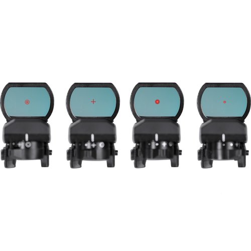 BARSKA AC11704 Multi-Reticle Electro Reflex Sight Green / Red Reticle with with Picatinny / Weaver Style Base, 1x33mm , Black