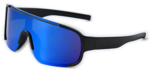 LOOVILEN 2-Pack Kids Youth Baseball Sunglasses for Boys Girls 4-12 - Unbreakable Solid Arm Sports Shades UV400 Protection Goggles Green Blue Silver