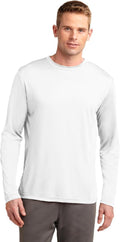 Clothe Co. Men's Long Sleeve Moisture-Wicking Tee - Dry Fit T-Shirt | Big & Tall Sizes Available