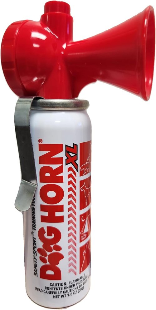 DogHorn XL Air Horn - Effective Training Tool & Outdoor Safety Alarm for Dogs | Scare Coyotes & Bears (1 Pack)