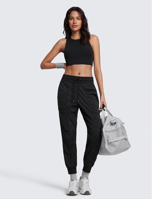 CRZ YOGA Lightweight Workout Joggers - Women's Casual Running Pants with Pockets | 26"/28.5"/30.5" Sizes