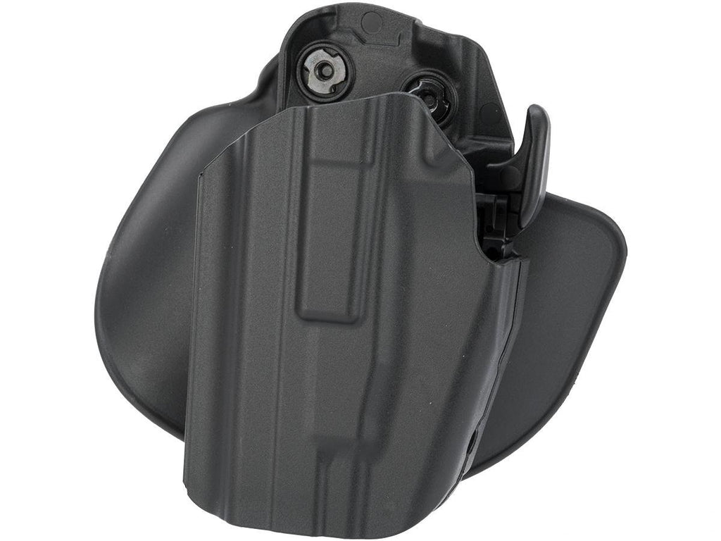 Safariland 578W 7TS GLS Wide Frame Standard Slide Paddle & Belt Loop Combo Holster, Plain Black, Left