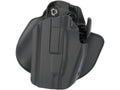 Safariland 578W 7TS GLS Wide Frame Standard Slide Paddle & Belt Loop Combo Holster, Plain Black, Left