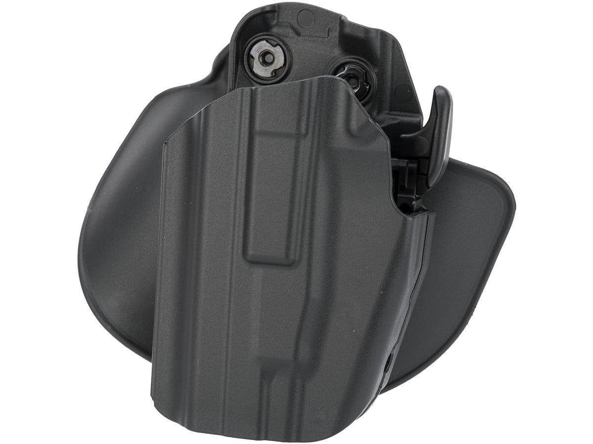 Safariland 578W 7TS GLS Wide Frame Standard Slide Paddle & Belt Loop Combo Holster, Plain Black, Left