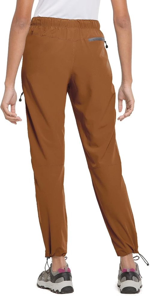 Baleaf Women's Hiking Pants - Quick Dry, Lightweight & Water Resistant | Elastic Waist Cargo Design