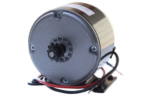 TRKIMAL Small Brushed Permanent Magnet Electric Motor, 24V DC 250W/350W 2750RPM Brushed Electric Motor, for Wind Turbine PMA E Scooter Drive Speed Control (250W)