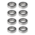 eMagTech 8pcs Deep Groove Ball Bearing Rubber Sealed Ball Bearings 61904 6904-2RS 20mm ID 37mm OD 9mm Thickness for Bicycles Scooters Rotating Machines