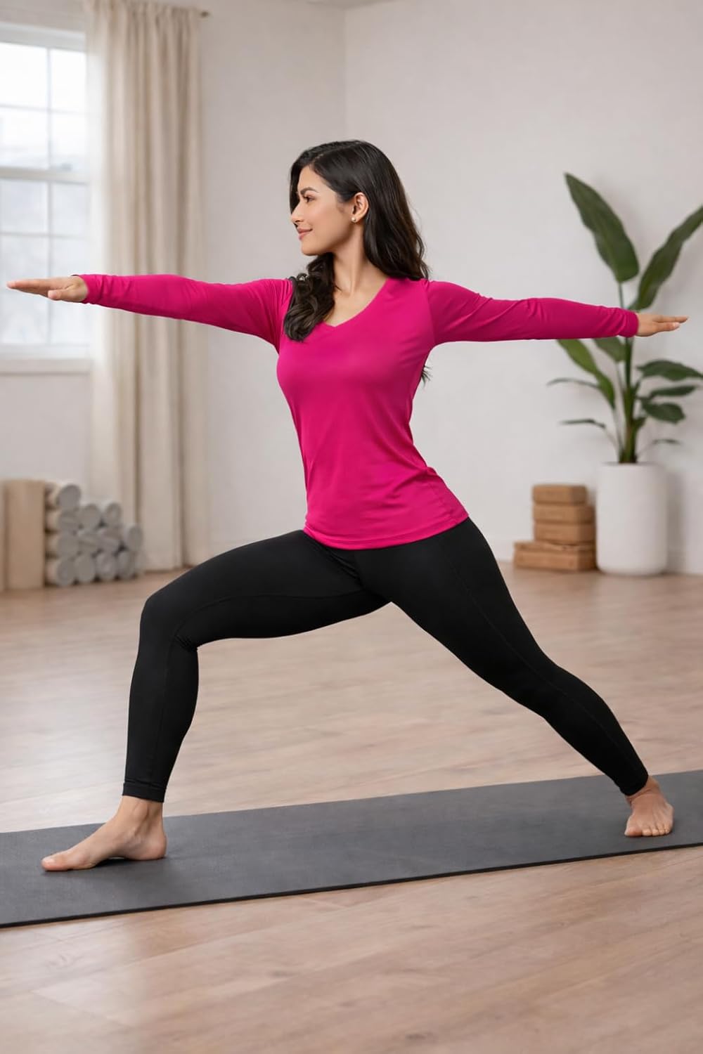 Opna Women's Athletic Shirts - Long Sleeve Moisture-Wicking Dry Fit Workout Tops for Active Women