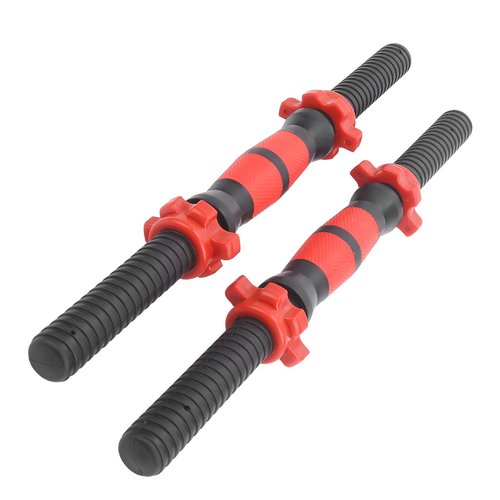 KAKAKE Dumbbell Bars, Weight Lifting Dumbbell Handles Star‑Shaped Lock Nut Fixed Whole Body Muscle Training for Gym for Fitness Training