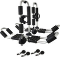 J-Style 4-in-1 Roof Rack - Versatile Kayak, Canoe, Surfboard & Ski Board Carrier for SUVs & Cars