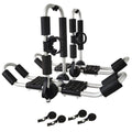 Codinter J-Style 4-in-1 Roof Rack - Kayak, Canoe, Surfboard & Ski Board Carriers for SUV & Car