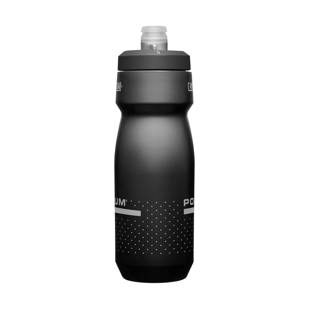 CamelBak Podium Bike Squeeze Water Bottle, High Flow Easy Squeeze Design for Cycling Performance, 24oz, Black