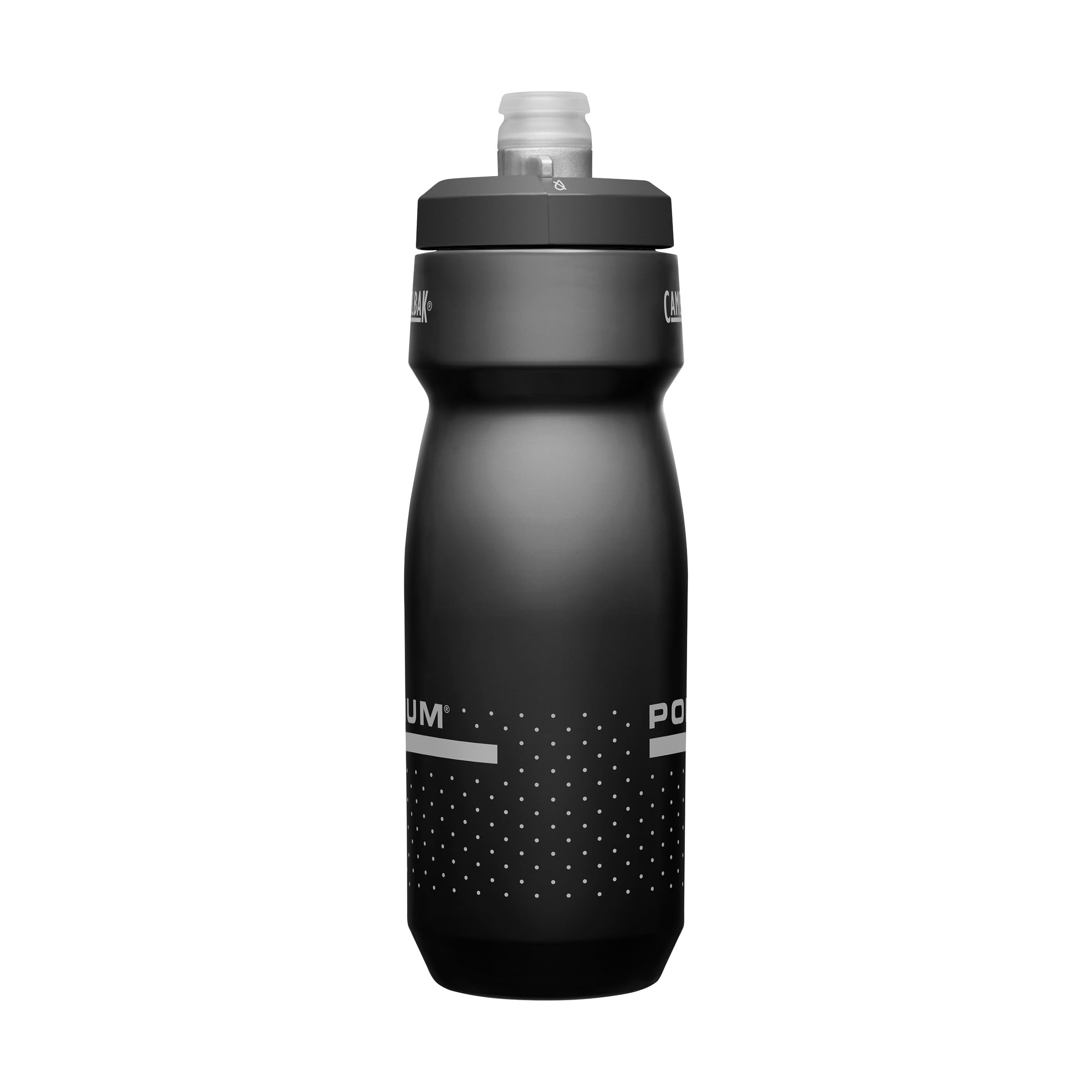 CamelBak Podium Bike Squeeze Water Bottle, High Flow Easy Squeeze Design for Cycling Performance, 24oz, Black