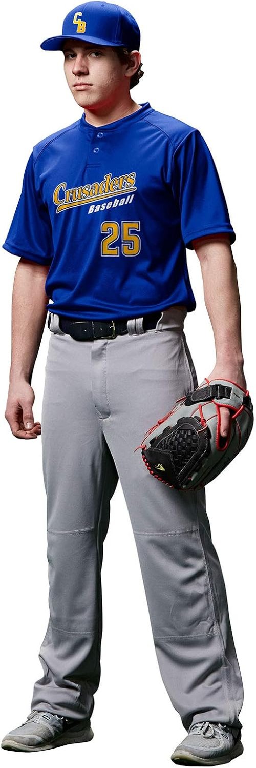 Champro Men's MVP Baseball Pants - Open Bottom Design for Comfort | Perfect Fit for Athletes