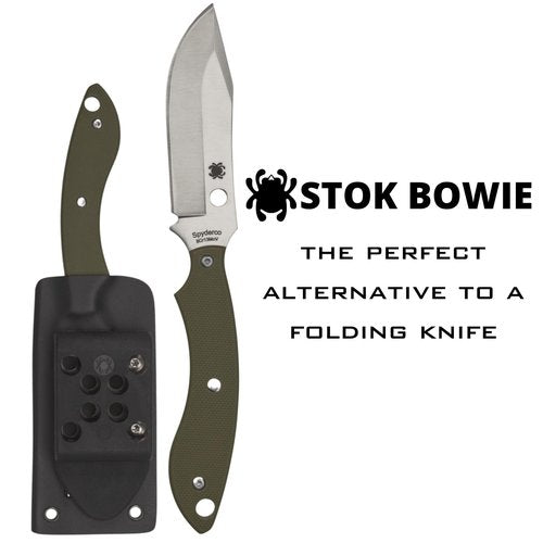 Spyderco FB49GPOD Stok OD G-10 Bowie Reveal 12