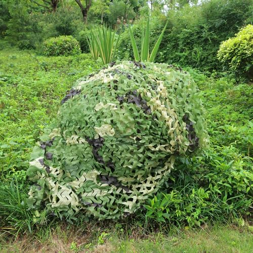 iunio 19.68ft x 19.68ft Camouflage Netting - Woodland Bulk Mesh for Hunting & Decoration