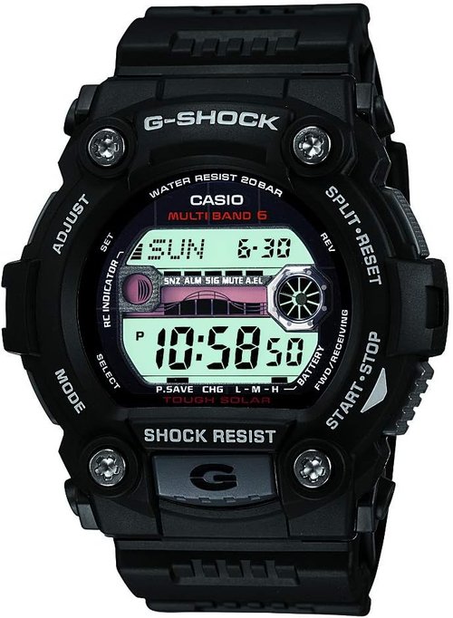 Casio G-Shock Men's GW-7900-1CR Digital Quartz Watch - Durable Black Design & Water Resistant