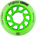 Atom Poison Savant Derby Roller Skate Wheels (Green)
