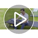 Sportneer Black Camping Cot Bed 78.3" x 28.7" x 14.6" with Side Pockets & Storage Bag