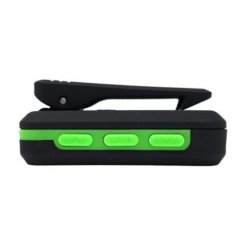 Gymboss Plus Interval Timer and Stopwatch - Black/Green Softcoat