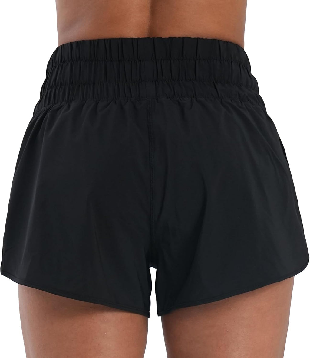Sunzel High Waisted Running Shorts for Women - Quick Dry Mesh Liner & Zipper Pockets | Gym Workout