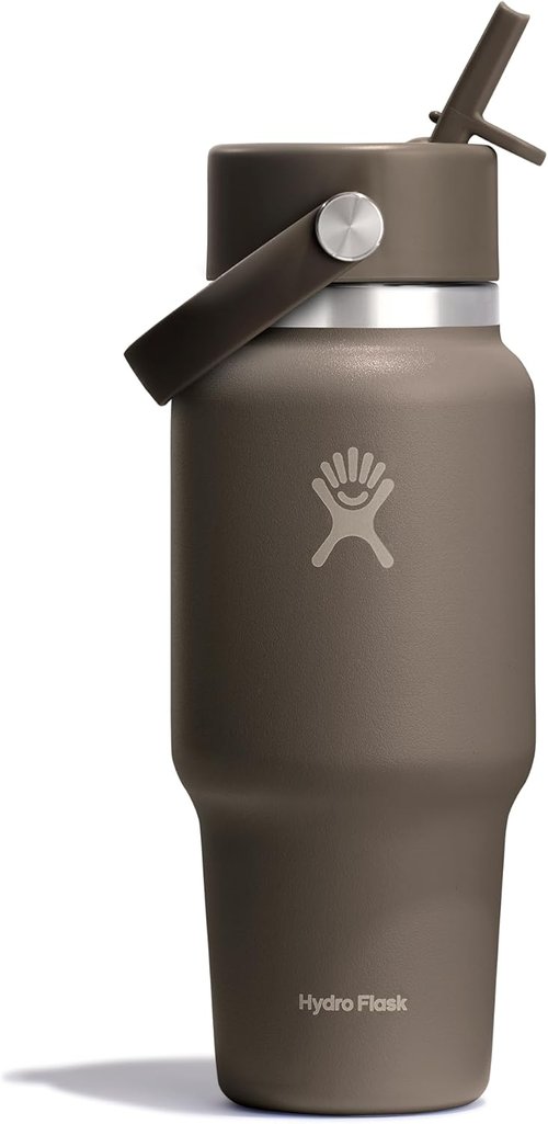 Hydro Flask Travel Water Bottle - Insulated Stainless Steel - Leakproof 24 Oz in Sandpiper Color