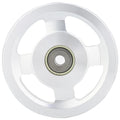 Cunyuer Fitness Pulley Wheel, Aluminum Pulleys for Gym, Universal Aluminum Alloy Bearing Pulley Wheel for Home Gym Exercise Strength Training Equipment (Diameter 115mm)