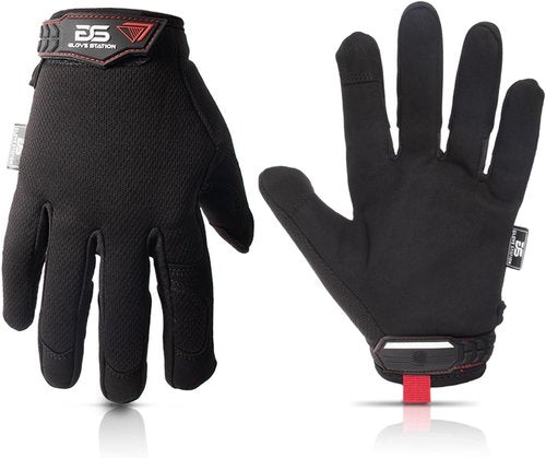 Glove Station Heavy Duty Mechanic Work Gloves for Men - Essential Series, Durable Protection