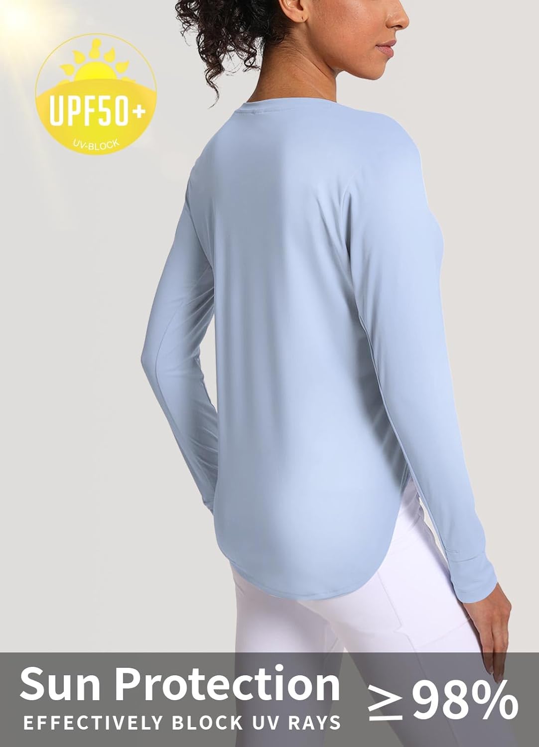 Skiennix Women's Sun Shirt - UPF 50+ Long Sleeve UV Protection for Hiking & Workouts - Quick Dry