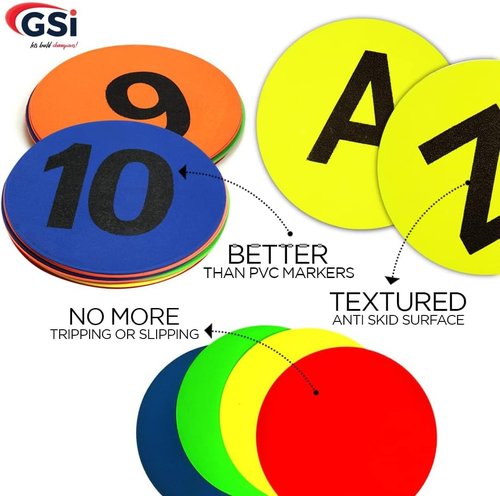 GSi Spot Markers - Non-Toxic, Non-Slip Educational Tools for Kids | Ideal for Preschool & Kindergarten Activities