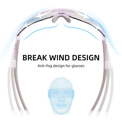 ROCKBROS Photochromic Cycling Glasses for Men Running Glasses for Women Mountain Bike Sunglasses