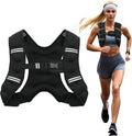Skiennix Weighted Vest - Adjustable Weight for Strength Training | 6lb to 30lb Options with Reflective Stripe
