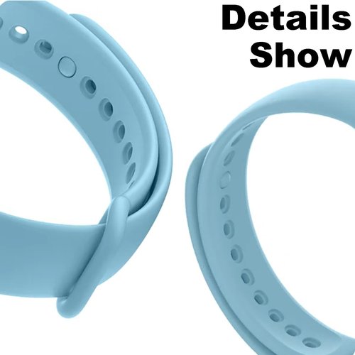 BABEJIA 6 Pack Replacement Bands Compatible with Xiaomi Smart Band 8 Active & Redmi Band 2, Soft TPU Straps, Wristband Breathable, Adjustable, Quick Release