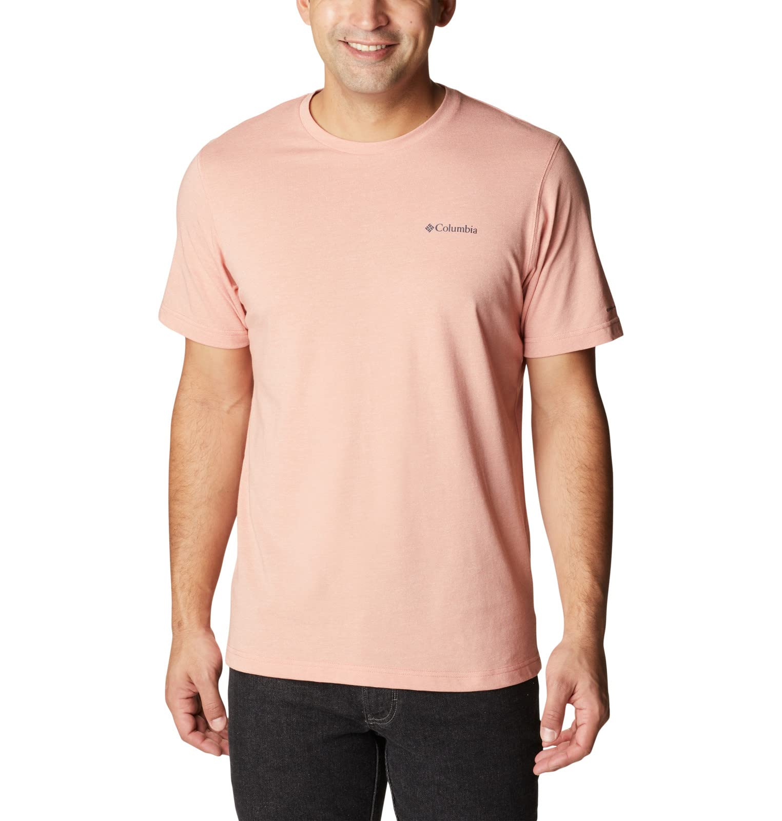 Columbia Men's Big & Tall Thistletown Hills Short Sleeve, Dark Coral Heather, 3X B&T