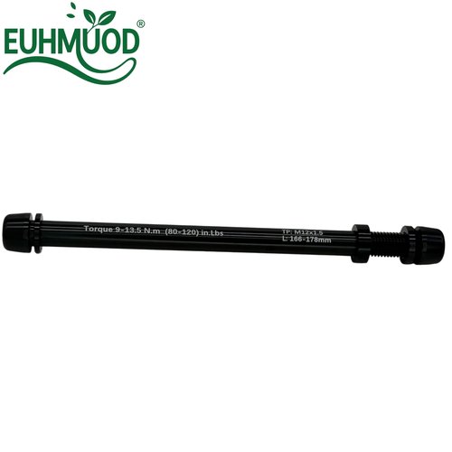 EUHMUOD 12mm Thru Axle Adapter - M12 x 1.5 Thread Replacement for Wahoo, TacX, Saris Bike Trainers - Rear Wheel Axle Converter for Indoor Cycling Setup