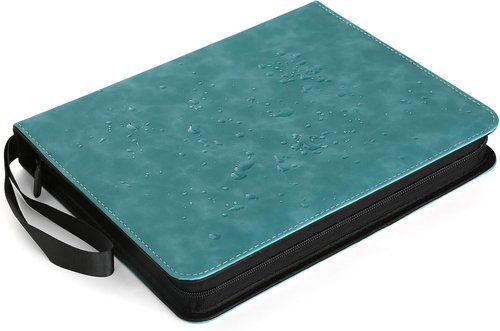 GERMUN 720 Card Binder - Premium 9 Pocket Double-Sided Album for Trading Cards | Lake Blue