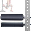 Single Leg Squat Roller/Nordic Hamstring Curl for Power Rack Attachments, Bulgarian Split Squat for Workout Esquipment Home Gym Accessories (Foam Diameter 3" / 75mm ，1" / 26mm Aperture)