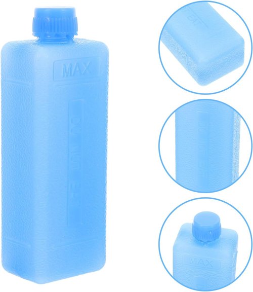 8Pcs Reusable Ice Packs by Coolers | Long-Lasting Cooling Blocks for Lunch Boxes & Camping - 4.52 x 1.57 x 1.18 Inches (Blue)