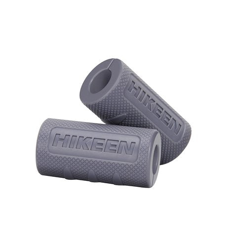 Hikeen Thick Bar Dumbbell Grips,Non Slip Hard Rubber Barbell Grips,Grips for Weight Lifting, Muscle Building-2" Outer Diameter