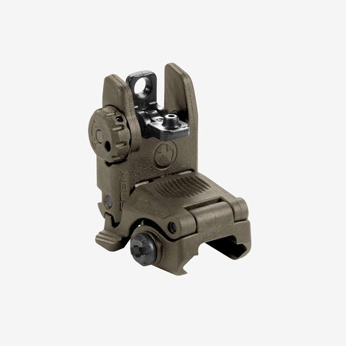 Magpul MBUS Flip-Up Backup Sights - Durable Black Rear Sight for Quick Target Acquisition