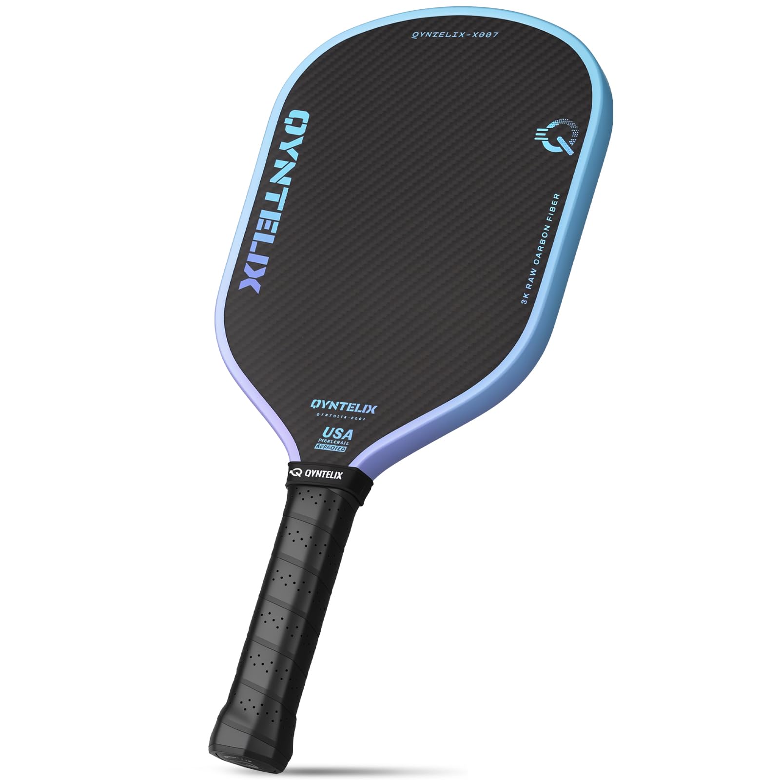 Pickleball Paddles – Carbon Fiber Pickleball Paddle with Unibody Design, USAPA Approved (Blue)