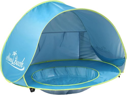 Monobeach Baby Beach Tent - Portable UV Protection Sun Shelter for Infants | Easy Pop-Up Design