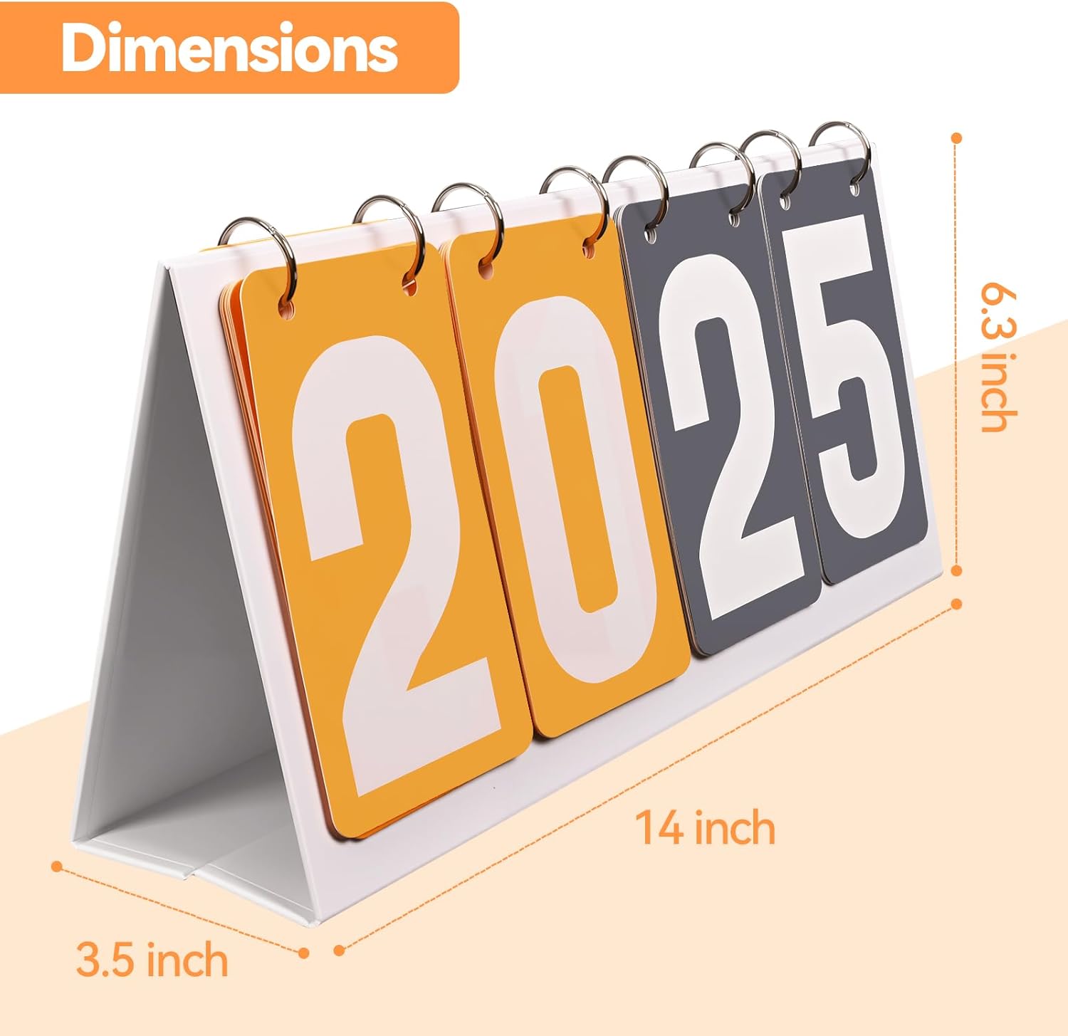 Scoreboard Flip Tabletop Score Counter - Portable & Waterproof for Pool, Table Tennis, Basketball & More