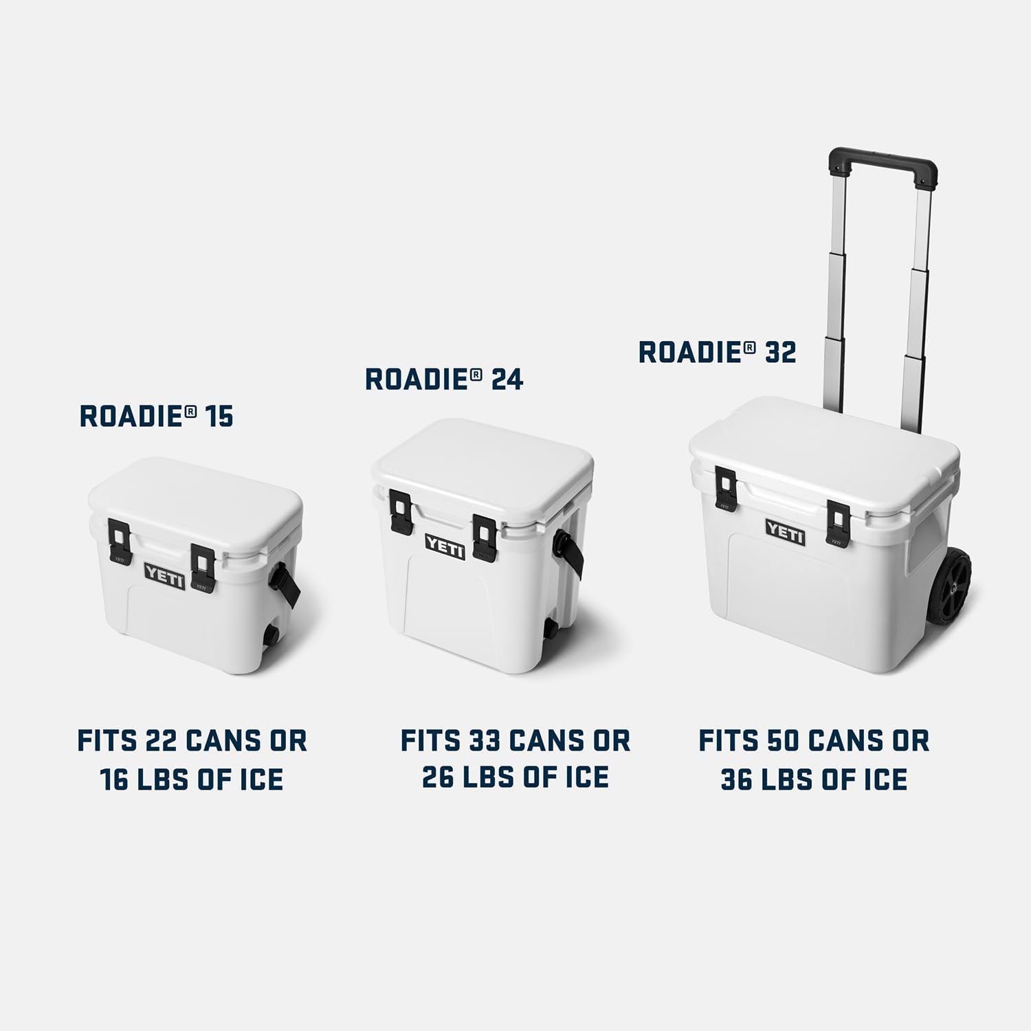 YETI Roadie 24 2.0 Hard Cooler - Durable Design with DoubleDuty Shoulder Strap & Drain Plug