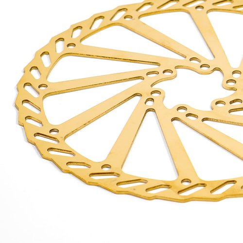 Chooee 160mm 180mm 203mm Bike Disc Brake Rotor 2PCS MTB Disc Rotor For Mountain Bike.Gold