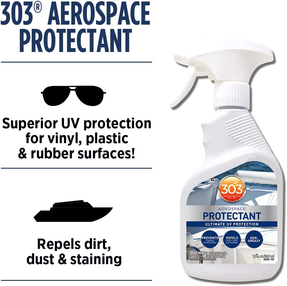 303 Aerospace Protectant - UV Protection & Dust Repellent - Restores Like-New Finish - 10 Fl. Oz.