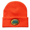 Cute Cartoon TV Parappa The Rapper Frog Beanie Hat Unisex Funny Knitted Beanie Novelty Beanies Knit Hats Orange