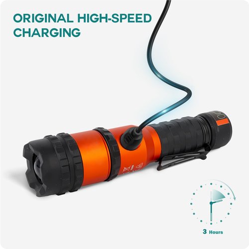 TUSITA Magnetic Charger Cable MagDock Compatible with NEBO Master Series | PowerTac M-Series - 1M, Flashlight Accessories